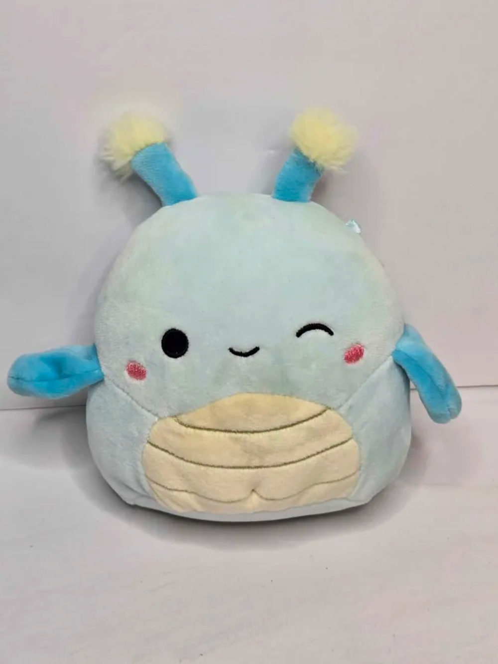 Squishmallows Original Sea Creature Plush Blue Yellow 8 Inch